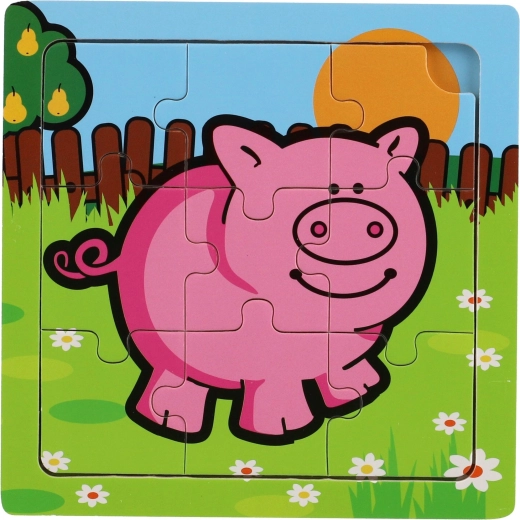 Teddies Wooden Puzzle My First Animals: Little Horse