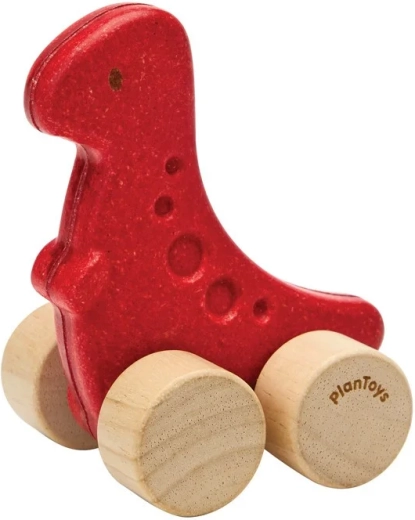 PlanToys leseni avtomobilček dinozaver dino rex - 1 kos