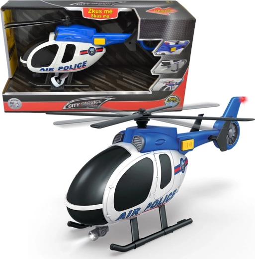Policijski helikopter 1:14 z lučmi in zvoki