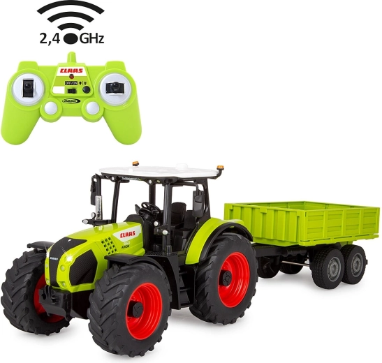 RC traktor Claas Arion 660 z zložljivo prikolico 1:24