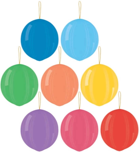 Gemar napihljiv balon punch ball pastelni z elastiko 45 cm – 1 kos