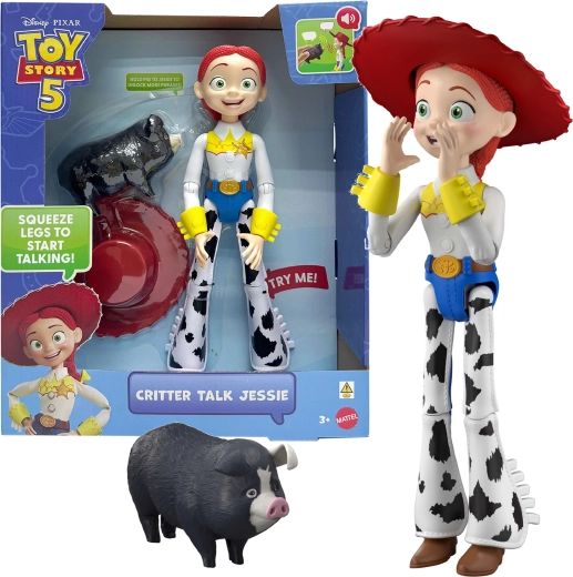 Interaktivna figurica Mattel Disney Toy Story Jessie 30 cm z živalco