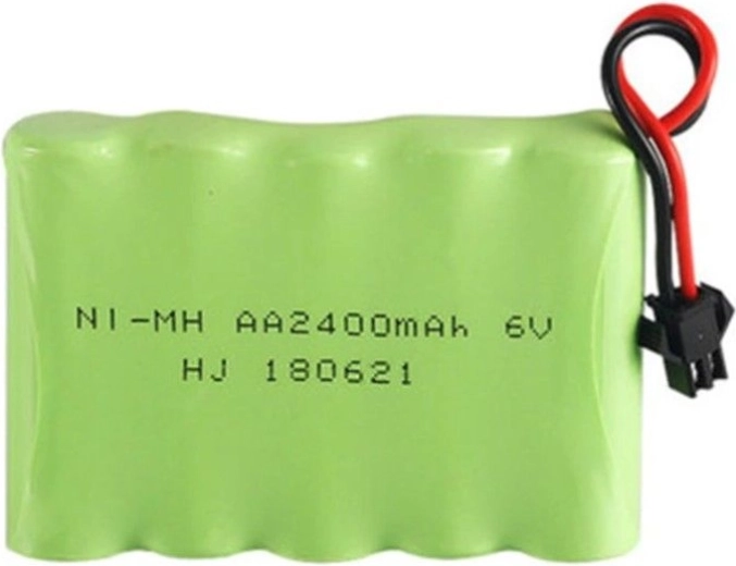 Akumulatorski paket NiMH 6 V 2400 mAh s konektorjem JST-SM za RC crawler HB 1401/1402 – 1 kos