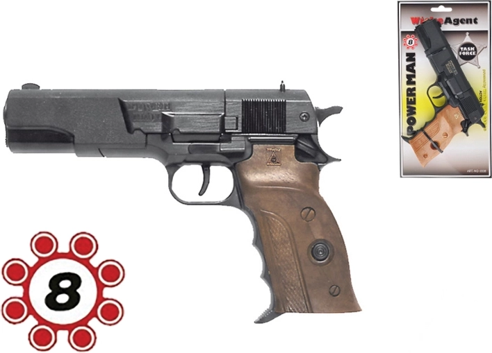 Kapsulna pištola Power Man 22 cm za 8-strelne kapsule