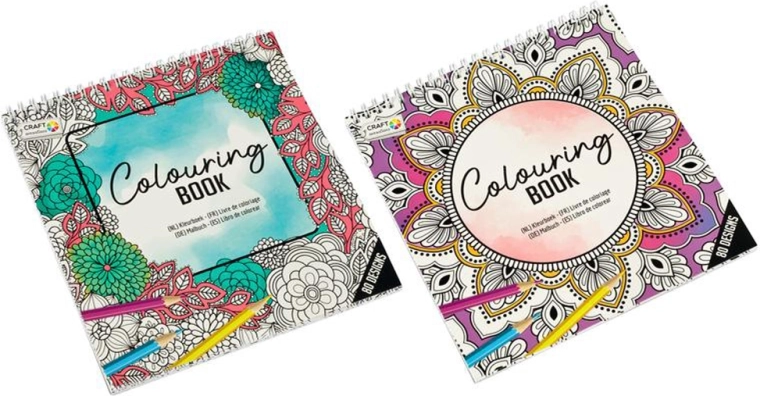 Pobarvanke 40 listov – mešanica motivov