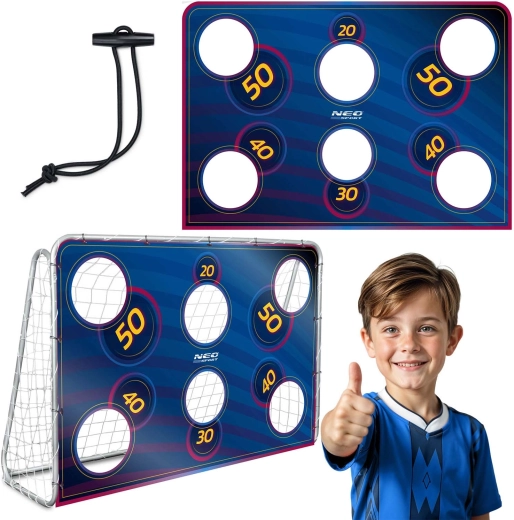 Neo-Sport ciljna ponjava za nogometni gol 215 × 150 cm