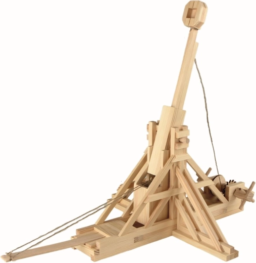 Walachia leseni lepljivi leseni gradbeni komplet Trebuchet