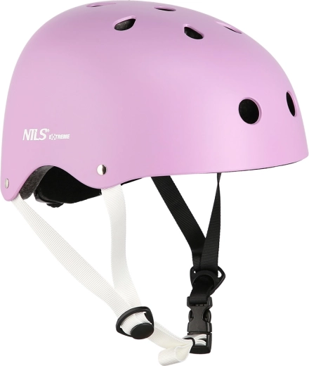 Čelada NILS Extreme MTW001 roza – XS (48–52 cm)