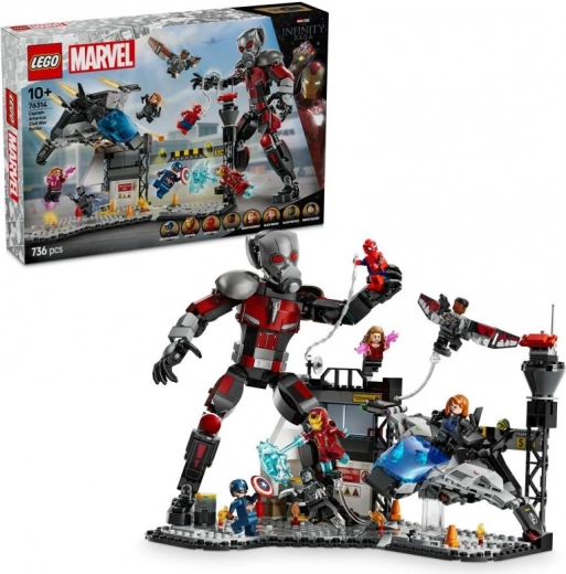 LEGO® Marvel 76314 Akcijska bitka – Captain America: Državljanska vojna