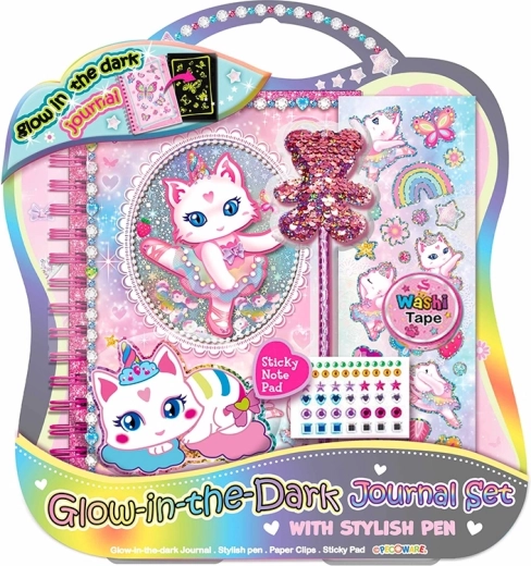 Komplet svetlečih mačk za otroško sobo