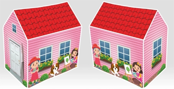 Otroški šotor Hišica s cvetlicami