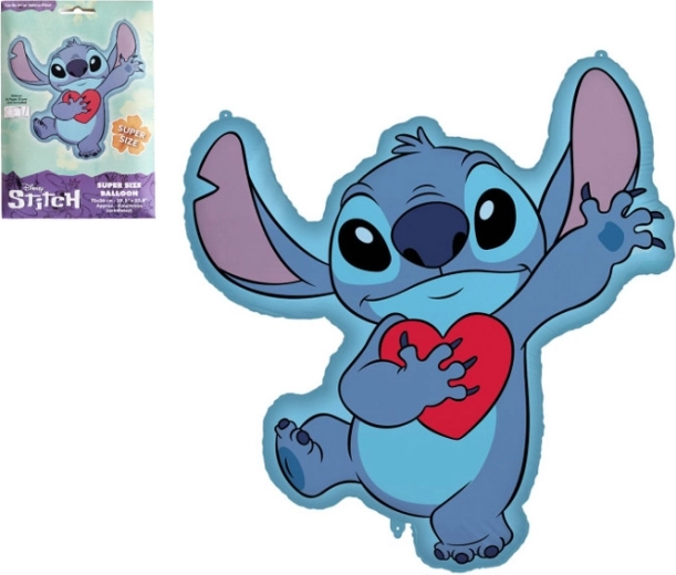 Foliast balonček Stitch 75 × 86 cm