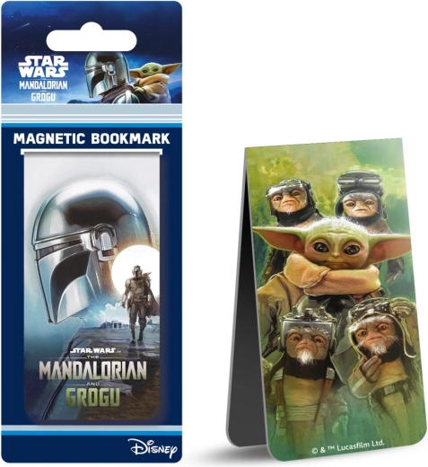 Magnetic Bookmark Mandalorian and Grogu - 1 piece