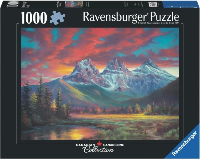 Ravensburger sestavljanka Canadian Collection: Tri sestre, Alberta – 1000 koščkov