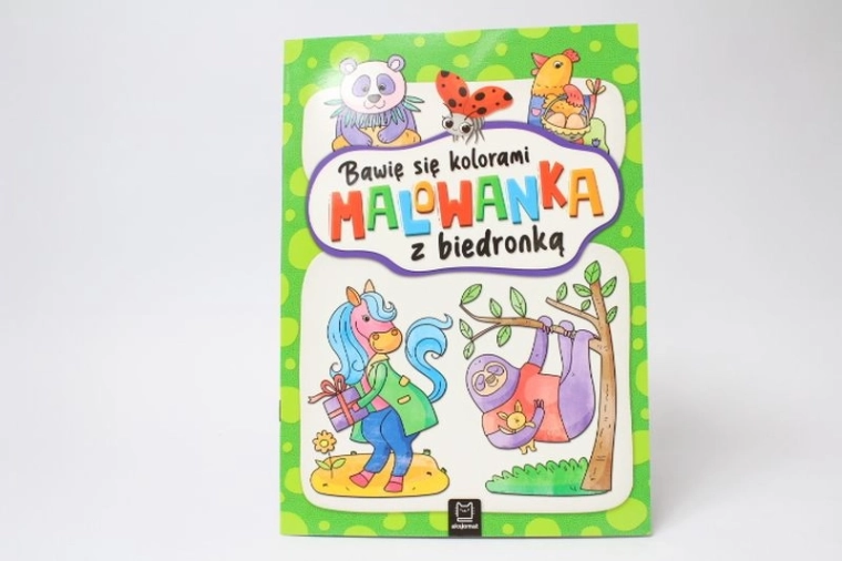 Aksjomat Zabavam se z barvami – pobarvanka s pikapolonico