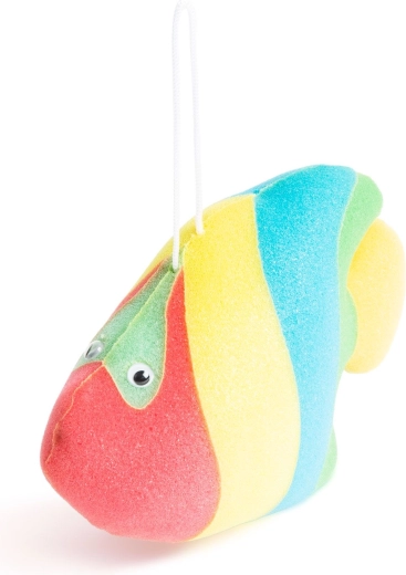 Children's fish-shaped sponge