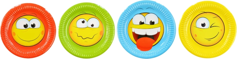 Papirnati krožniki Minki 18 cm, 8 kosov