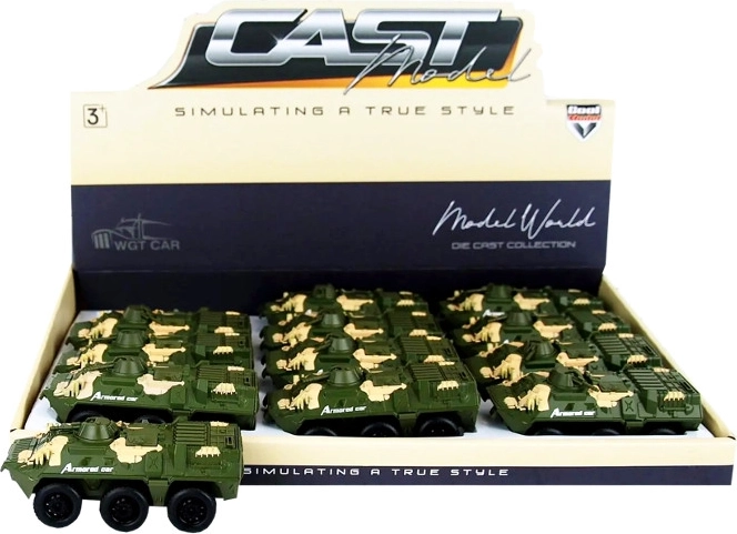 Kovinsko vojaško bojno vozilo z navijalnim pogonom