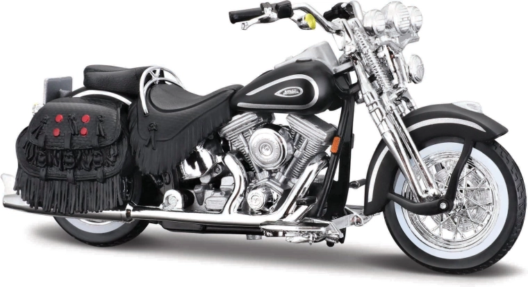 Maisto Harley-Davidson 1999 FLSTS Heritage Softail Springer mat črna 1:18