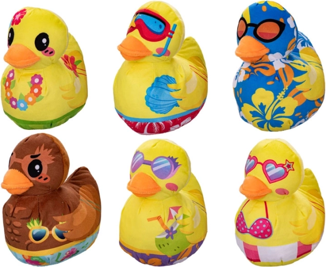 Plišasta račkica 19 cm – počitniška izdaja za dojenčke