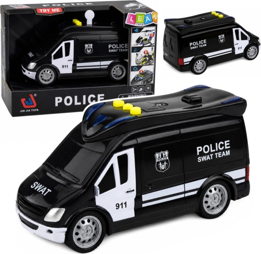 Policijski kombi SWAT z lučmi in zvoki 1:32 – 1 kos