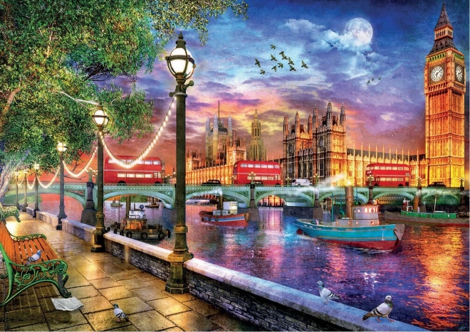 Educa Puzzle London ob sončnem zahodu 2000 koščkov