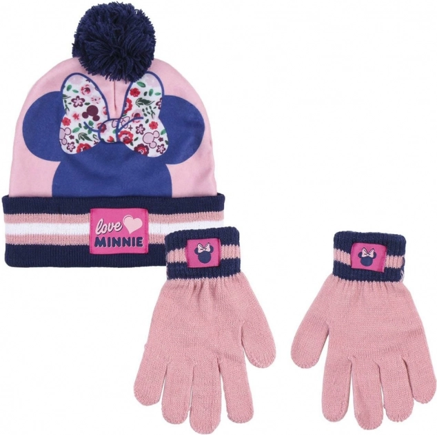 Komplet kapa + rokavice Minnie
