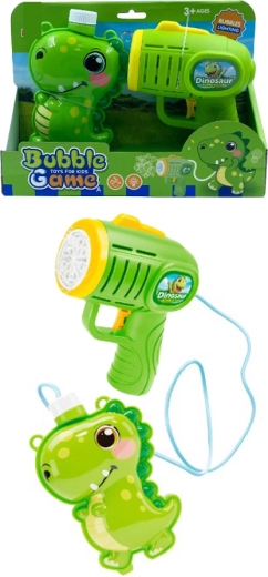 Pihalnik za milne mehurčke 2v1 dinozaver