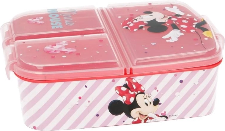 Škatla za malico Minnie Mouse s 3 predelki