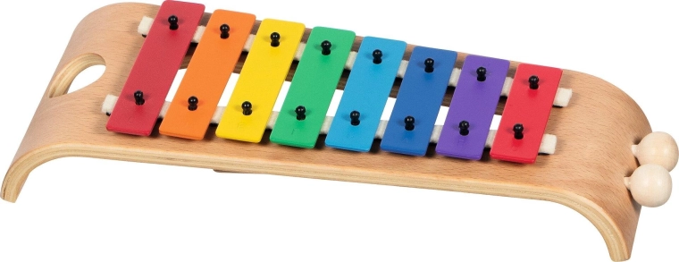 Wooden children's xylophone with colorful keys - 1 piece