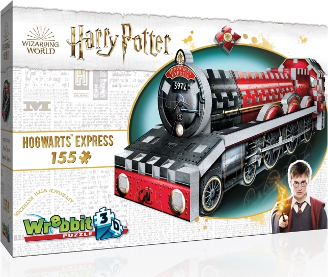 3D sestavljanka WREBBIT Harry Potter Bradaviški ekspres 155 kosov