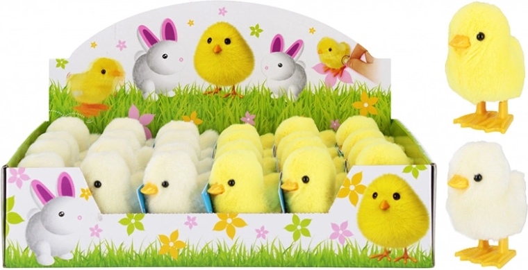 Navijalno piščetko 8 cm – hojača plišasta igrača