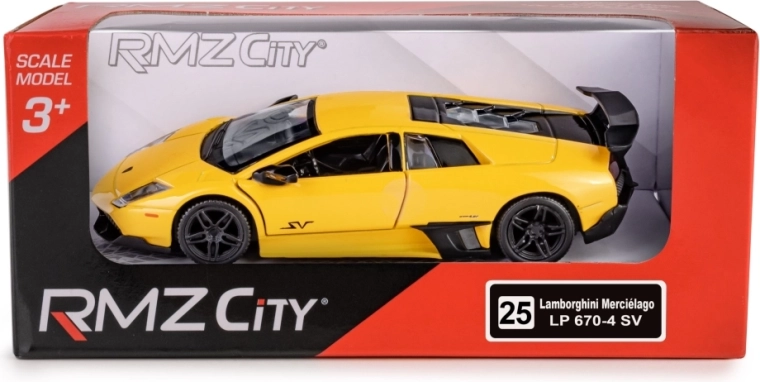 RMZ City kovinski model Lamborghini Murciélago LP670-4 SV 1:36 z vzmetnim pogonom nazaj