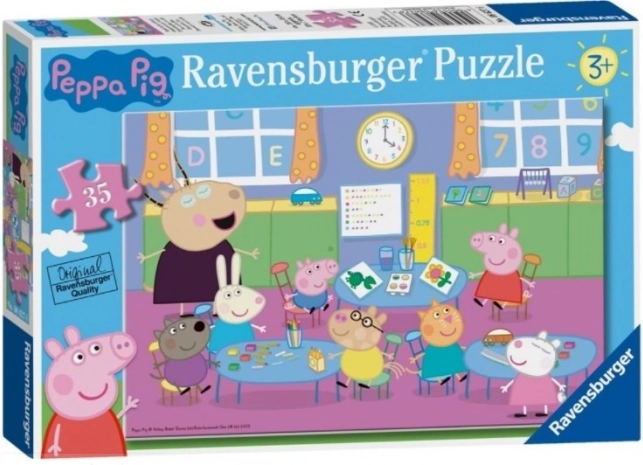 Ravensburger sestavljanka Peppa Pig – cel razred, 35 kosov