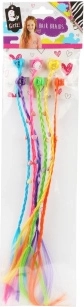 Kitke s ščipalko – barvni prameni za lase (6 kos)