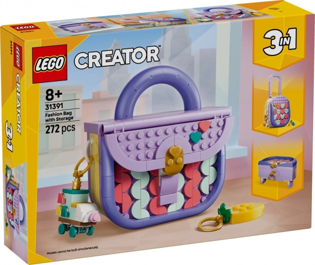 LEGO Creator 3 v 1 Modna torbica s prostorom za shranjevanje