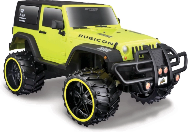 Maisto RC Jeep Wrangler Rubicon terenski rumeni 1:16