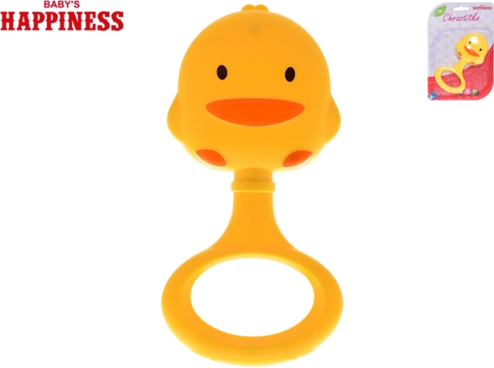 Ropotuljica račka 13 cm za dojenčke