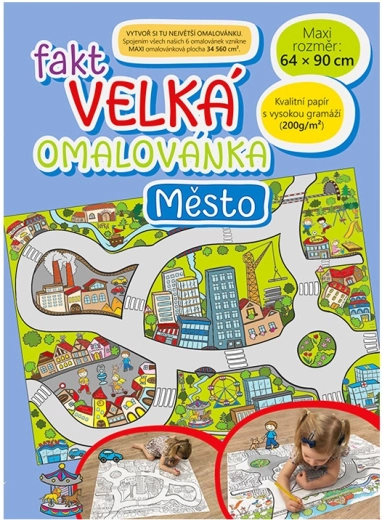 velika pobarvanka mesto