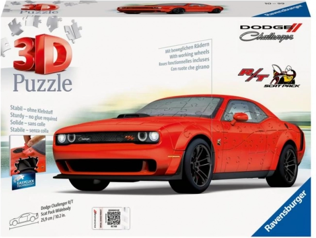 3D sestavljanka Dodge Challenger R/T Scat Pack Widebody 108 kosov