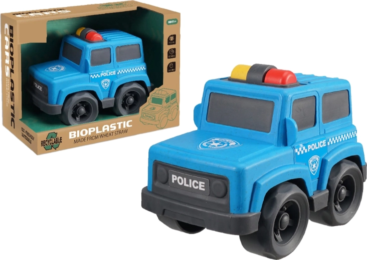 Bioplastični policijski avto 17 cm