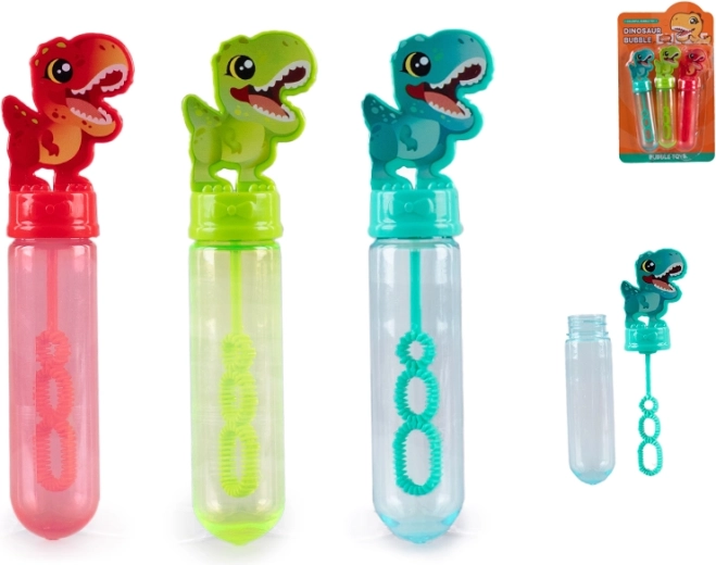 Blažilnik za milne mehurčke z motivom tiranozavra, komplet 3 kos