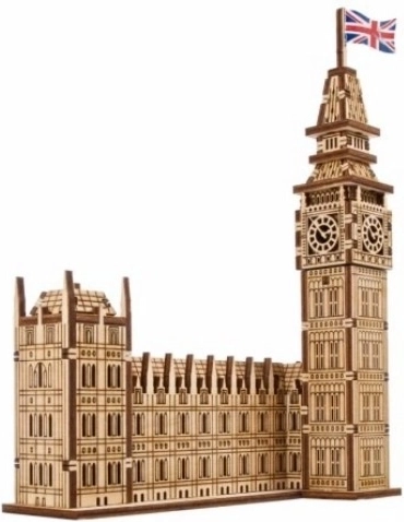 Ugears 3D lesena mehanska sestavljanka Big Ben
