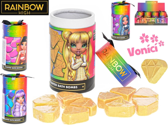 Rainbow High kopalne bombe – dišeče 10 kos v tubi, mešanica oblik