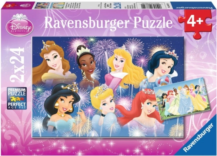 RAVENSBURGER sestavljanka Lepe princese 2x24 kosov