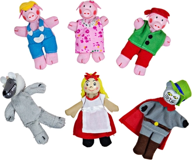 Prstne lutke pravljični liki Bigjigs Toys