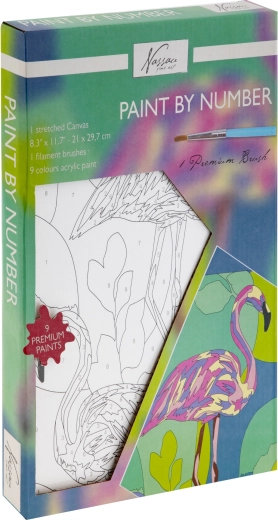 Slikanje po številkah Plamenec