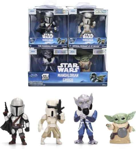 Kovinska figurica Star Wars The Mandalorian, 6,5 cm – 1 kos