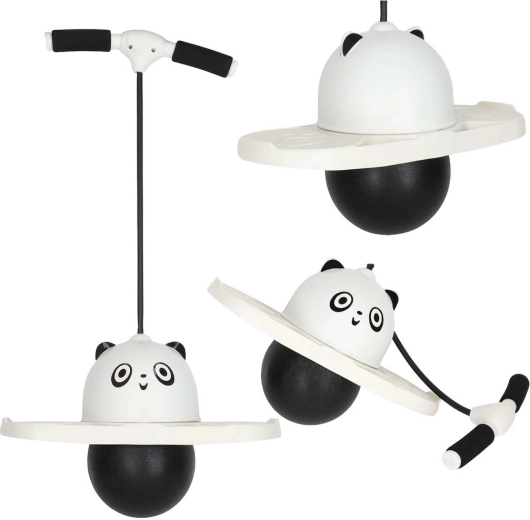 Otroški pogo skakalec panda belo-črn