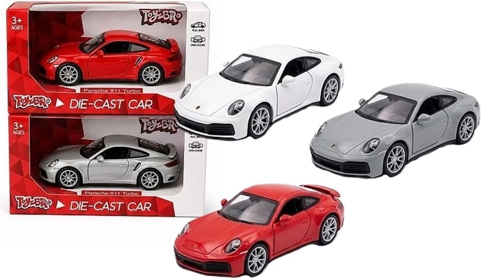Porsche 911 with Lights and Sound in 1:43 Scale - 1 Piece